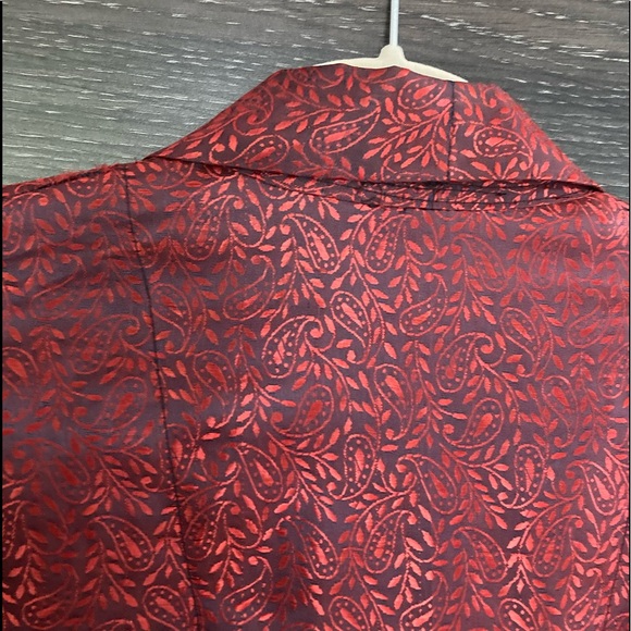 Vintage Long Silky Brocade Kimono Robe Size Medium - Picture 5 of 9